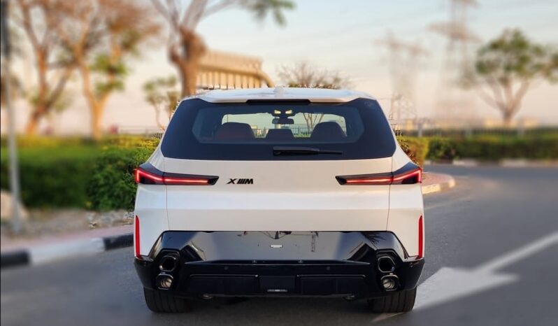 2024 BMW BMW XM Hybrid 4.4L Twin-Turbocharged V8 Engine White Red SUV