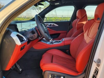 2024 BMW BMW XM Hybrid 4.4L Twin-Turbocharged V8 Engine White Red SUV