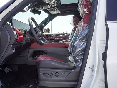 2025 Nissan Patrol Platinum 6 Cylinder Engine Automatic White Red SUV