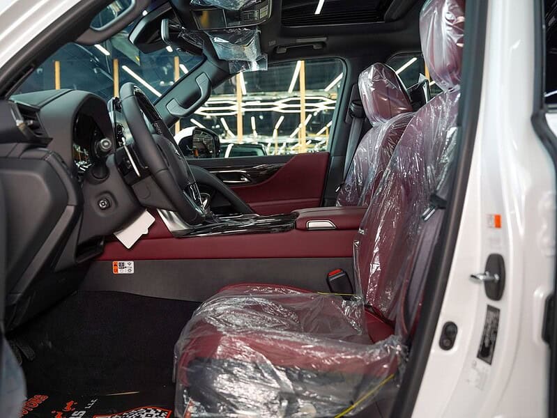 2025 Lexus LX600 6 Cylinders Engine White Red SUV Automatic GCC Specs