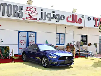 2016 Ford Mustang Fastback 6 Cylinders Engine Blue Black Sedan GCC Specs