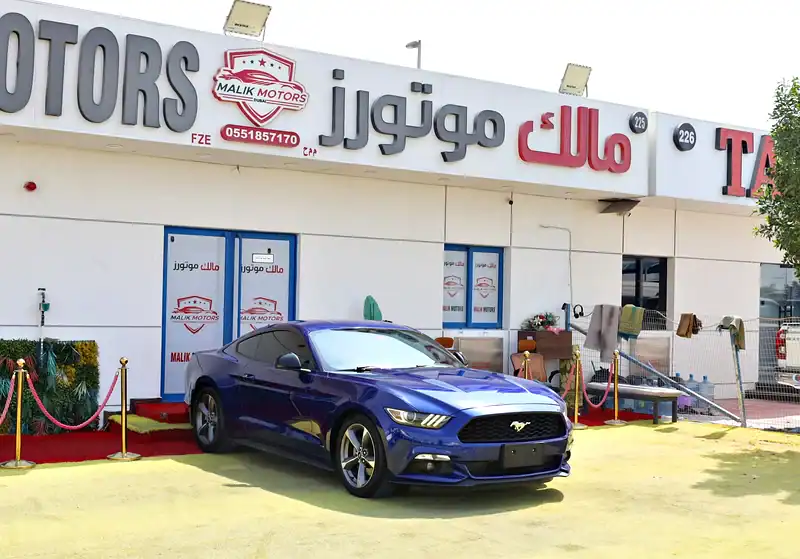 2016 Ford Mustang Fastback 6 Cylinders Engine Blue Black Sedan GCC Specs