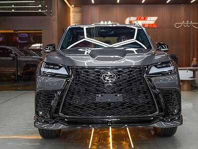 2025 Lexus LX 600 6 Cylinders Engine Grey Red SUV Automatic GCC Specs