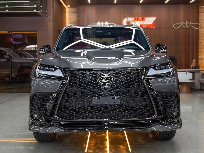 2025 Lexus LX 600 6 Cylinders Engine Grey Red SUV Automatic GCC Specs