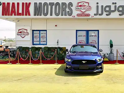 2016 Ford Mustang Fastback 6 Cylinders Engine Blue Black Sedan GCC Specs