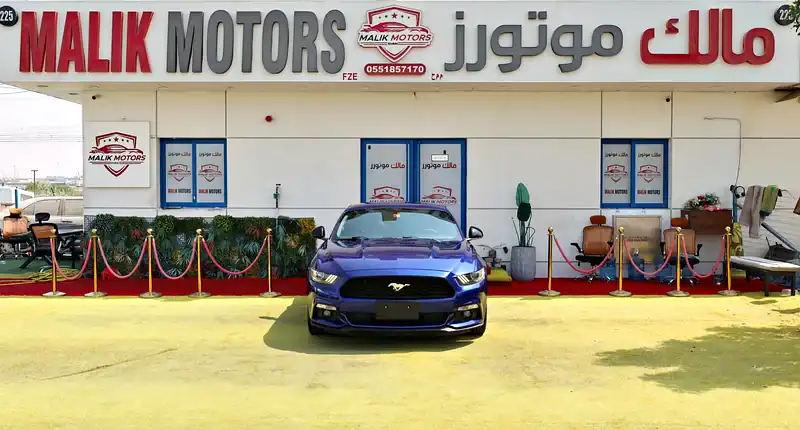 2016 Ford Mustang Fastback 6 Cylinders Engine Blue Black Sedan GCC Specs