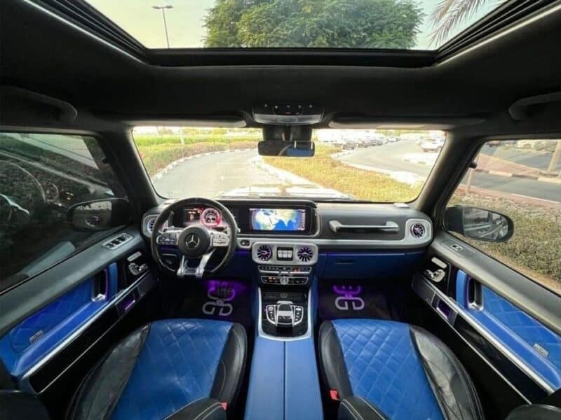 2019 Mercedes-Benz AMG G 63 Brabus 800 8 Cylinders Engine Black Blue SUV