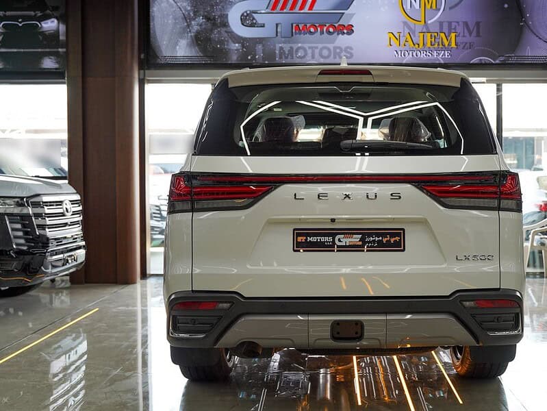 2025 Lexus LX600 6 Cylinders Engine White Red SUV Automatic GCC Specs