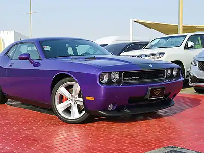 2010 Dodge Challenger SRT8 6.1L 8 Cylinders Engine Purple Black Sedan