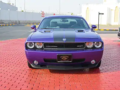 2010 Dodge Challenger SRT8 6.1L 8 Cylinders Engine Purple Black Sedan