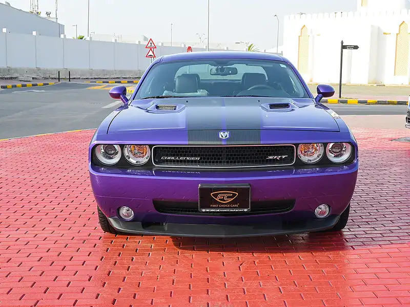 2010 Dodge Challenger SRT8 6.1L 8 Cylinders Engine Purple Black Sedan