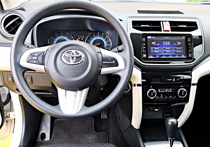 2022 Toyota Rush EX 4 Cylinders Engine White Black SUV GCC Specs