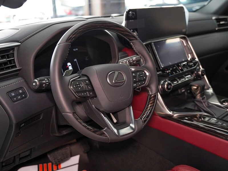 2025 Lexus LX600 6 Cylinders Engine White Red SUV Automatic GCC Specs