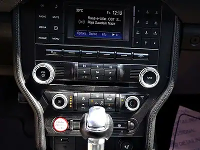 2016 Ford Mustang Fastback 6 Cylinders Engine Blue Black Sedan GCC Specs