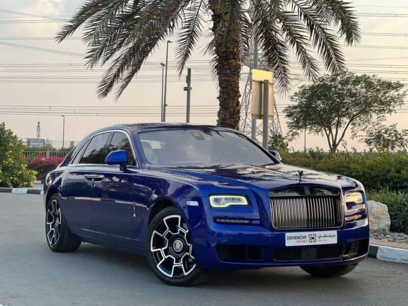2019 Rolls-Royce Ghost Black Badge 6.6L 12 Cylinder Engine Blue Sedan GCC Specs