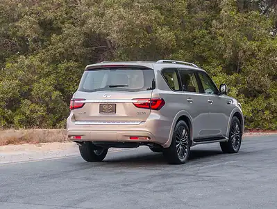 2023 Infiniti QX80 Luxury 5.6L 8 Cylinders Engine Grey Brwon SUV GCC Specs