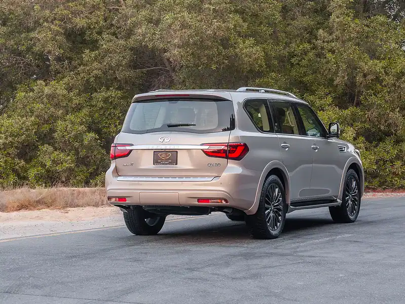 2023 Infiniti QX80 Luxury 5.6L 8 Cylinders Engine Grey Brwon SUV GCC Specs