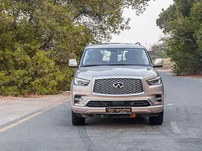 2023 Infiniti QX80 Luxury 5.6L 8 Cylinders Engine Grey Brwon SUV GCC Specs