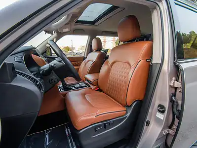 2023 Infiniti QX80 Luxury 5.6L 8 Cylinders Engine Grey Brwon SUV GCC Specs