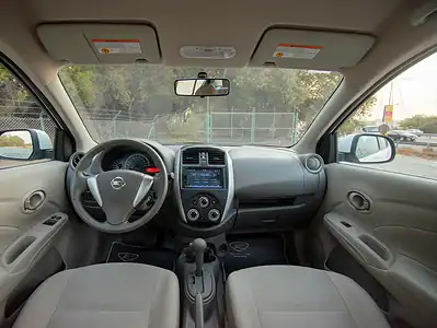 2023 Nissan Sunny SV GCC Specs 4 Cylinder Engine White Beige Sedan