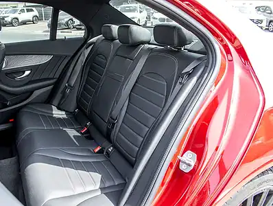 2021 Mercedes-Benz C-Class C43 AMG 6 Cylinder Engine Red Black Sedan