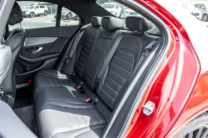 2021 Mercedes-Benz C-Class C43 AMG 6 Cylinder Engine Red Black Sedan