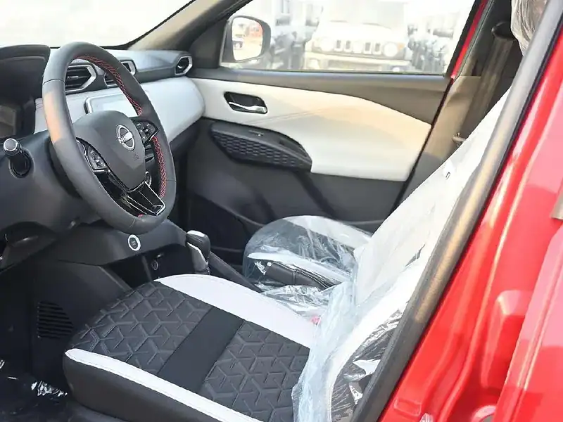 2025 Nissan Magnite SL TURBO CVT 4 Cylinders Engine Red Black SUV