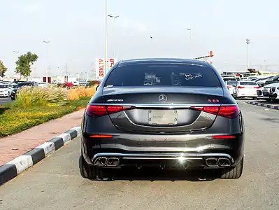 2023 Mercedes-Benz S-Class S 63 AMG 8 Cylinders Engine Grey Black Sedan