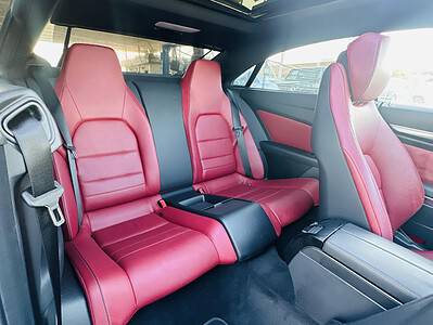 2014 Mercedes-Benz E550 Coupe 4.7 litres V8 Engine Black Red RWD