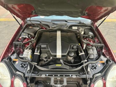 2003 Mercedes-Benz E320 3.2 litre V6 Engine Petrol Red Black Sedan