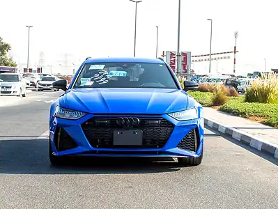 2021 Audi S6/RS6 4.0 TFSI Quattro 8 Cylinders Engine Blue Black Sedan