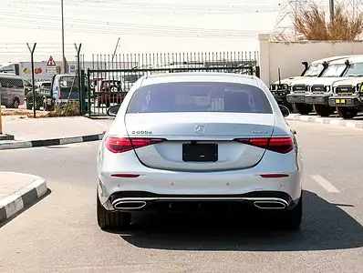 2021 Mercedes-Benz S-Class S 400 4Matic 6 Cylinders Engine Silver Tan Sedan
