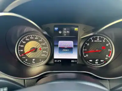 2017 Mercedes-Benz C-Class C63 AMG 8 Cylinders Engine White Black Coupe