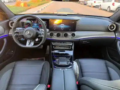 2021 Mercedes-Benz E-Class AMG E 63 S 8 Cylinders Engine Black Sedan