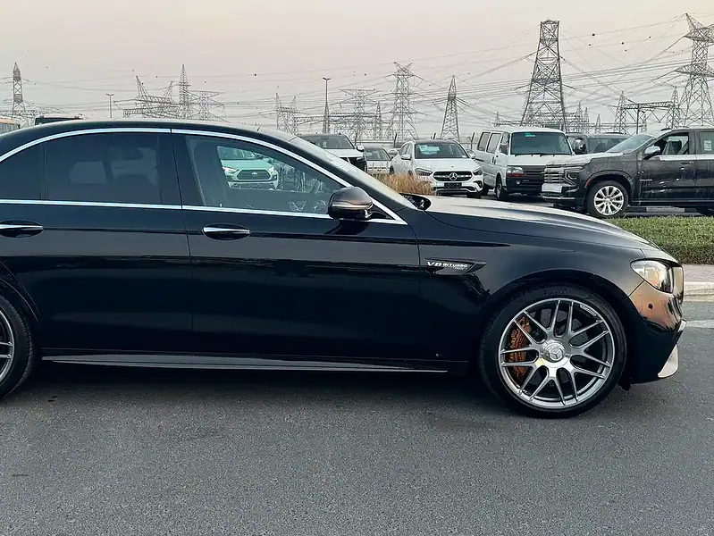 2021 Mercedes-Benz E-Class AMG E 63 S 8 Cylinder Engine Black Sedan