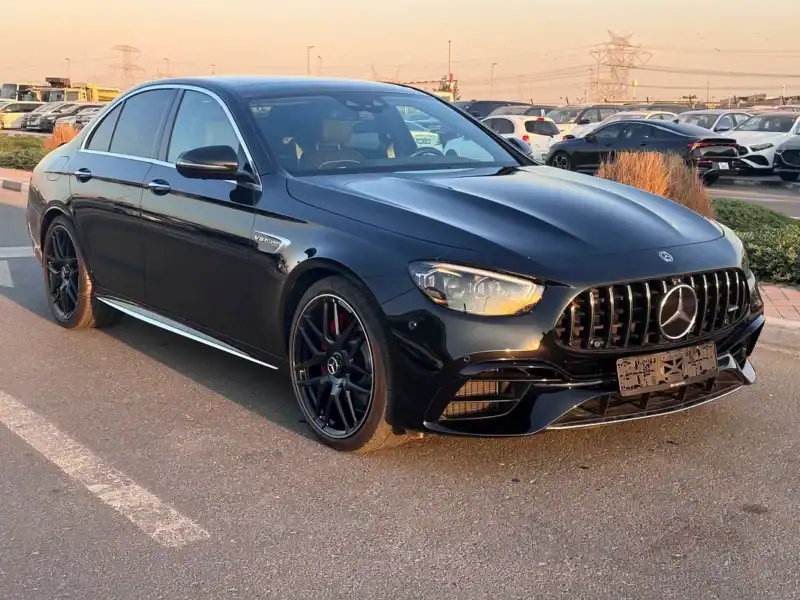 2021 Mercedes-Benz E-Class AMG E 63 S 8 Cylinders Engine Black Sedan