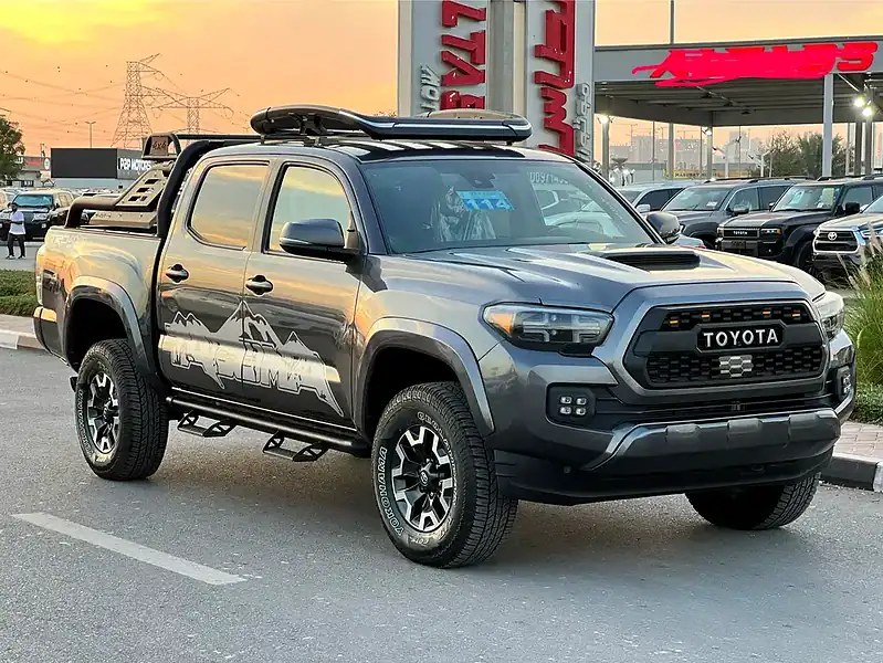 2021 Toyota Tacoma SR5 Double CA 6 Cylinders Engine Grey Black Pick Up