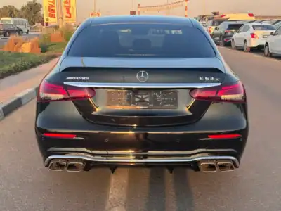 2021 Mercedes-Benz E-Class AMG E 63 S 8 Cylinders Engine Black Sedan