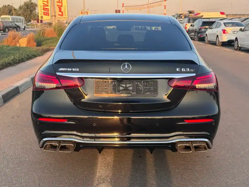 2021 Mercedes-Benz E-Class AMG E 63 S 8 Cylinders Engine Black Sedan