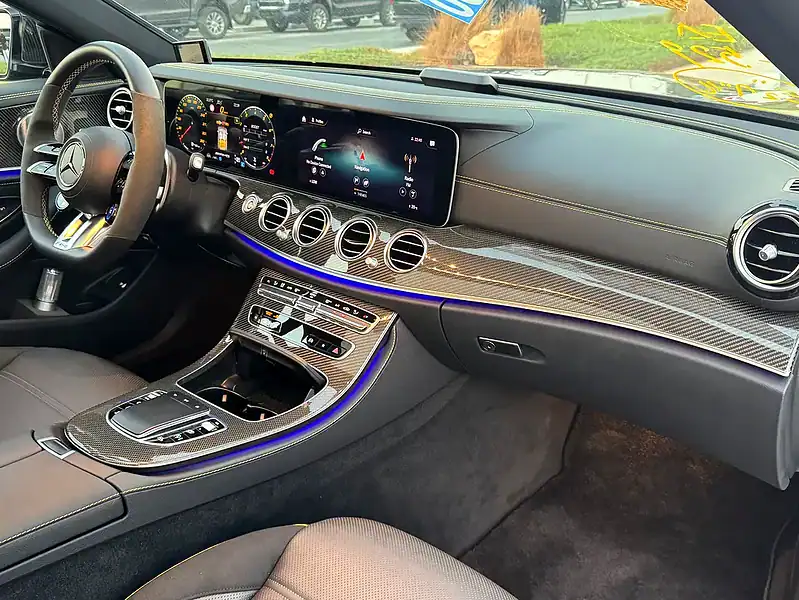 2021 Mercedes-Benz E-Class AMG E 63 S 8 Cylinder Engine Black Sedan