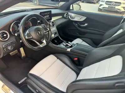 2017 Mercedes-Benz C-Class C63 AMG 8 Cylinders Engine White Black Coupe