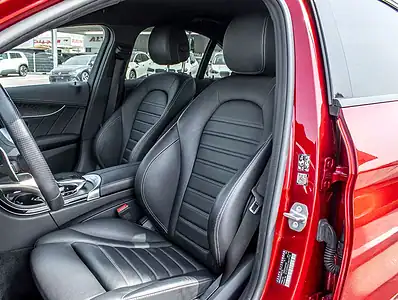 2021 Mercedes-Benz C-Class C43 AMG 6 Cylinder Engine Red Black Sedan
