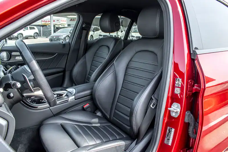 2021 Mercedes-Benz C-Class C43 AMG 6 Cylinder Engine Red Black Sedan