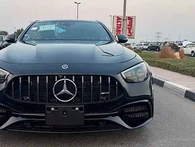 2021 Mercedes-Benz E-Class AMG E 63 S 8 Cylinder Engine Black Sedan