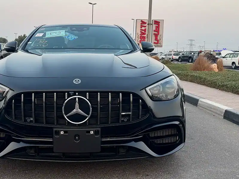 2021 Mercedes-Benz E-Class AMG E 63 S 8 Cylinder Engine Black Sedan