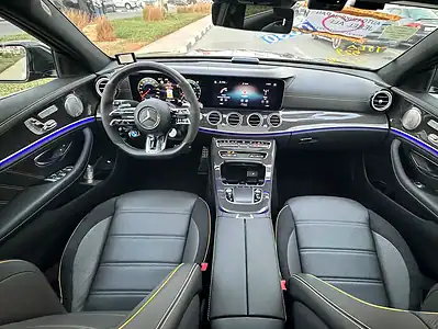 2021 Mercedes-Benz E-Class AMG E 63 S 8 Cylinder Engine Black Sedan