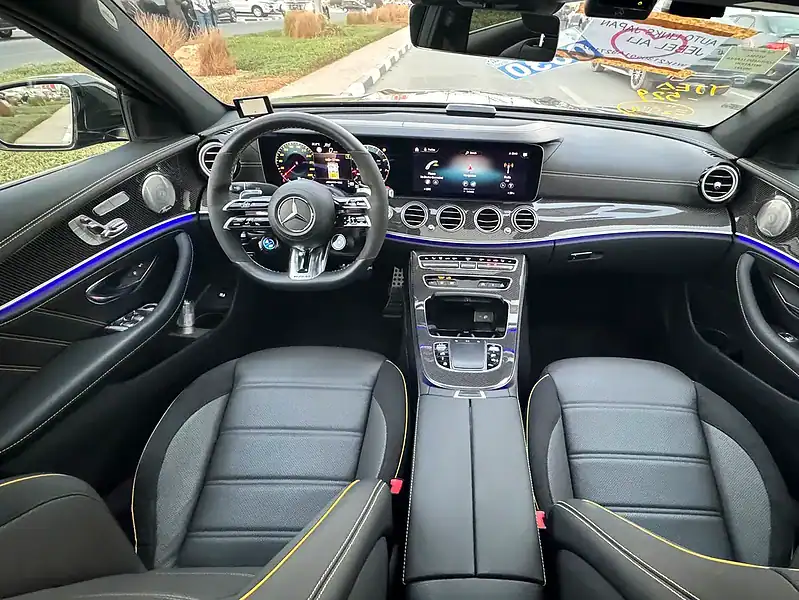 2021 Mercedes-Benz E-Class AMG E 63 S 8 Cylinder Engine Black Sedan