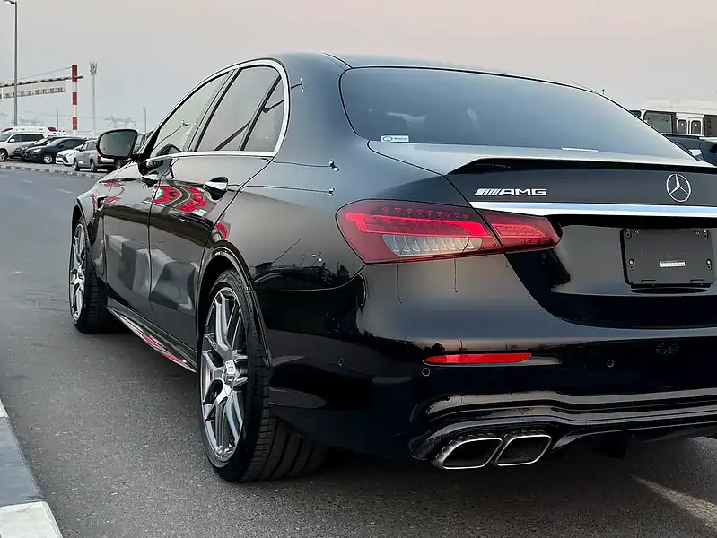 2021 Mercedes-Benz E-Class AMG E 63 S 8 Cylinder Engine Black Sedan