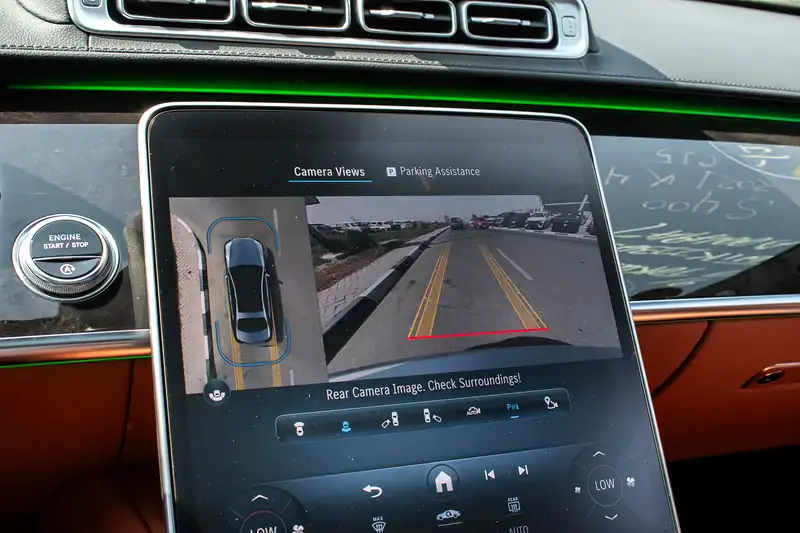 2021 Mercedes-Benz S-Class S 400 4Matic 6 Cylinders Engine Silver Tan Sedan