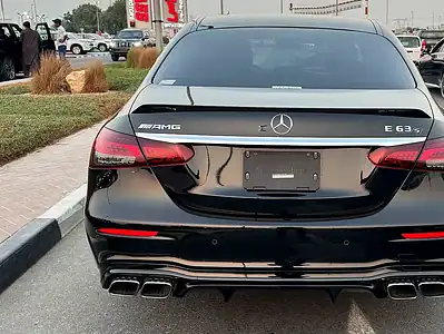 2021 Mercedes-Benz E-Class AMG E 63 S 8 Cylinder Engine Black Sedan